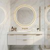 Bathroom LED Mirror REA MMJ 70cm Brushed Rose Gold