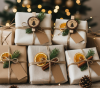 Christmas decoration set 8 wood tree KL-21X11