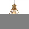 Pendant Lamp TOOLIGHT 392197 Diamond Gold 1-light point E27 20x20x25cm