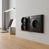 Toolight Double Socket Frame Oste Jnh014-2f Black