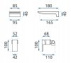 Concealed Basin Faucet REA Mason Gold
