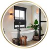 Bathroom LED Mirror REA MMJ 70cm Brushed Rose Gold