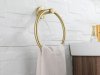 Bathroom hanger 332915B MIST 05 BRUSH GOLD