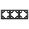 Toolight Triple Socket Frame Oste Jnh015-3f Black