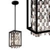 Pendant Lamp TOOLIGHT APP1110 PERPENDICULAIRE Metal Black E27 1-light point