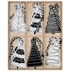 CHRISTMAS TREE SET 12 PCS WOODEN CHRISTMAS TREES