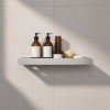 BATHROOM SHELF REA SF03-450 45CM BRUSH STEEL