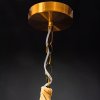 Chandelier Toolight APP766-8CP Crystal Gold Candles 8-light points E14 75x75x48,5-118,5cm