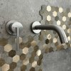 WALL MOUNTED BASIN FAUCET REA ARGON BRUSHED NICKEL + BOX