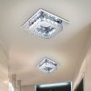 Ceiling LED Lamp Chandelier TOOLIGHT APP406-C Mirror Metal Cristal Square