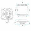 Toolight Single Switch Oste Jnh006-w White