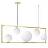 Pendant Lamp TOOLIGHT APP1020-5CP Gold 5-light points G9 12x80x29,5x50-120cm