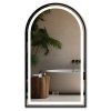 Mirror LED 60x100cm DASH BLACK