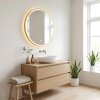 Bathroom LED Mirror REA MMJ 80cm Gold