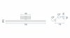 Bathroom Wall LED Light TOOLIGHT APP366-1W Chrome 9W 70cm