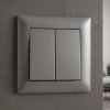 Toolight Double Switch Oste Jnh007-w Grey