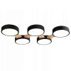Ceiling LED Lamp Chandelier TOOLIGHT APP526-5C Black + Remote Control 5-light points 5 x 12W 35x95Cm