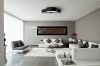 Ceiling Lamp Chandelier TOOLIGHT APP879-C Triangle White 40cm 6-light points E27 49x46x8Cm