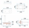 Concealed Basin Faucet REA Oval Chrome + Box