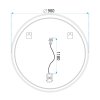 Bathroom LED Mirror REA FFJ 90cm