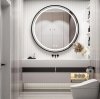 Bathroom LED Mirror REA MMJ 50cm Black