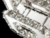 Ceiling LED Lamp Chandelier TOOLIGHT APP410-C Mirror Metal Cristal Square