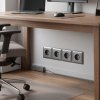 Toolight Quadruple Socket Frame Oste Jnh016-4f Grey