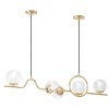 Pendant Lamp TOOLIGHT APP1023-5CP Gold 5-light points E27 12x100x20-110cm