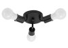 Ceiling Lamp Chandelier TOOLIGHT APP701-3C Triangle Metal Black 3-light points E27 20x20x8Cm