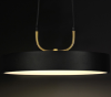 LAMP APP947-1CP ROUND BLACK 30cm