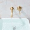 Concealed Basin Faucet REA Lungo Long Brush Gold + Box