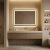 Bathroom LED Mirror REA P10407 80x60cm