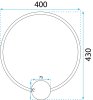 Wall LED Light Toolight APP1387-CW 17W gold