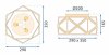 Ceiling Lamp Chandelier TOOLIGHT APP1238 Aluminium - Plastic White - Gold E27 3-light points