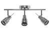 Ceiling Lamp Chandelier TOOLIGHT APP747-3C Spotlight 3 Chrome 3-light points GU10 18x46Cm