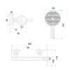 Shower Faucet Rea Ontario Side Brush Copper