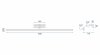 Bathroom Wall LED Light TOOLIGHT APP367-1W Chrome 15W 106cm