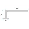 TOILET PAPER HOLDER REA 5909 NICO GOLD