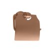 TOILET PAPER HOLDER REA 1608 ARISTO BRUSH COPPER