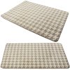 PLUSH CARPET CLOVER PEPITKA BEIGE 1.40*2.00