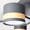Ceiling LED Lamp Chandelier TOOLIGHT APP528-8C Grey + Remote Control 8-light points 79x79x11Cm