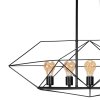 Pendant Lamp TOOLIGHT APP1037-5CP Black 5-light points E27 29x82x88cm