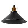 Pendant Lamp TOOLIGHT APP017-3CP PORTO Black SET DE 3 LAMPES LARGEUR TOTAL 60cm E27