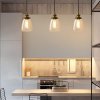 Pendant Lamp TOOLIGHT APP048-1CP GreenO D Black Transparent Metal Glass E27