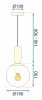 Lamp APP474-1CP GOLD