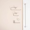 TOILET PAPER HOLDER REA 9711 PRISM BRUSH NICKEL