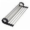 Roll-Up Dish Drying Rack For Sink Rea P12298 Black