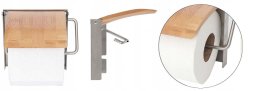 Toilet Paper Holder REA 390227 Bamboo