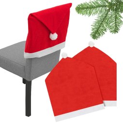 Christmas Chair Covers 2 pcs Santa's Hat