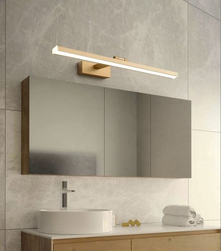 Bathroom Wall LED Light TOOLIGHT APP834-1W LINE 60cm Gold 12W